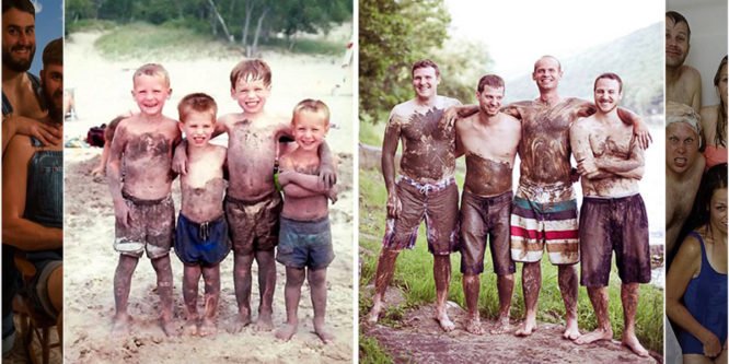 10+ Веселых братьев и сестер, воссоздавших свои детские фотографии