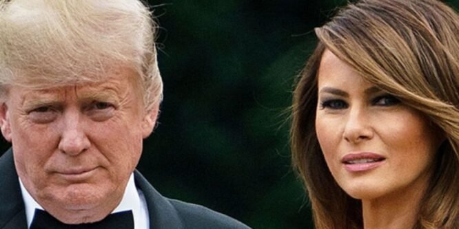 На своей свадьбе с Дональдом Трампом Мелания Трамп выглядела по-настоящему роскошно.