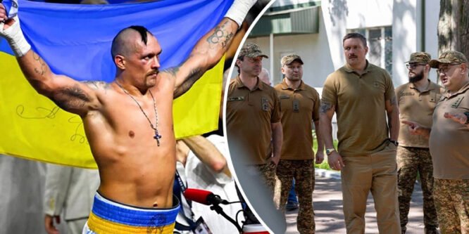 Александр Усик растрогал военных в медцентре Нацгвардии